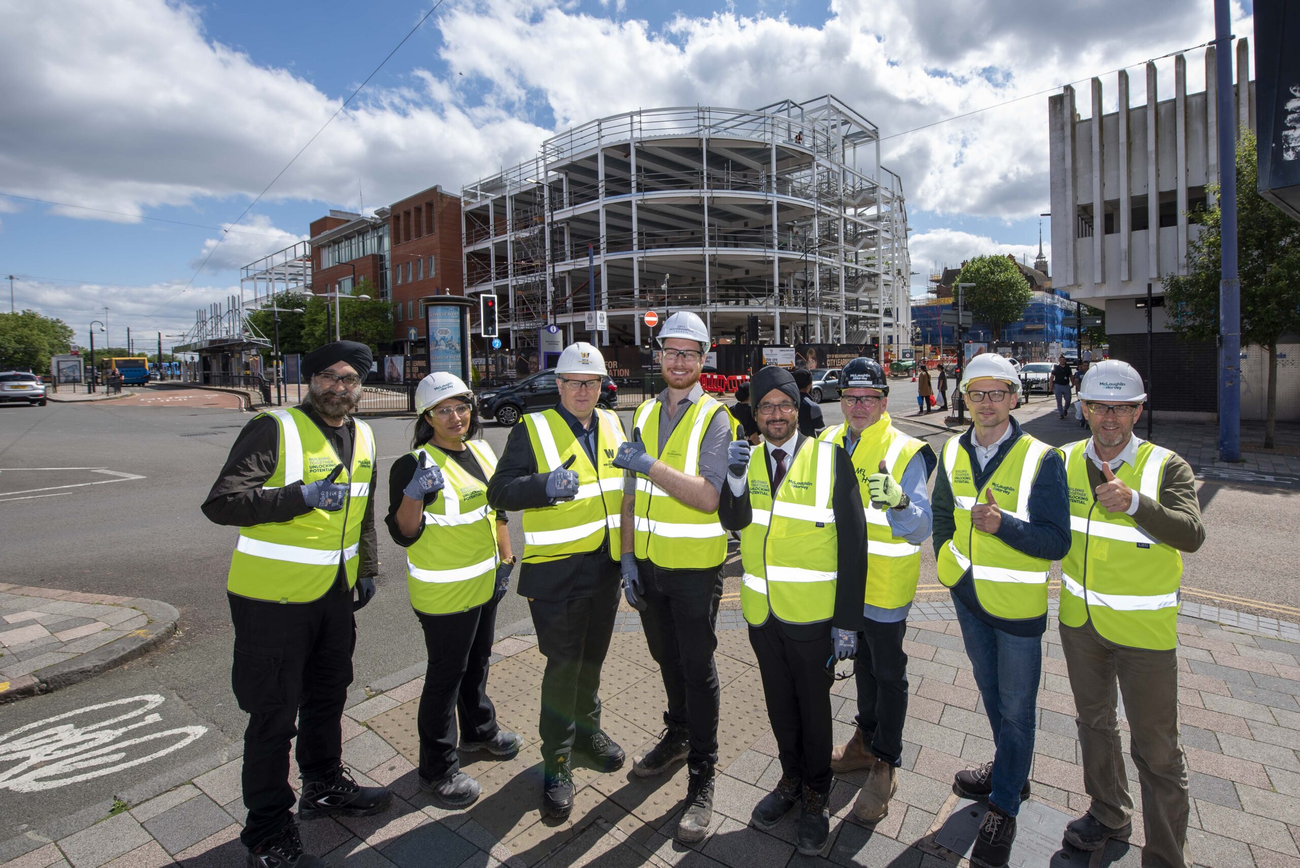Featured Image for Steel framework completed for new City Learning Quarter